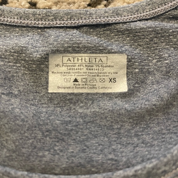 Athleta Womens XS Fastest Track Tee Seamless Running Yoga Activewear - Picture 4 of 5